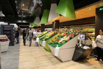 Проектиране, доставка и монтаж на осветление Супермаркет VMV / Осветление на магазини